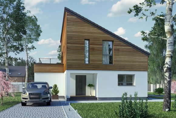 Dachterrasse Satteldach - GARTEN DEUTSCH